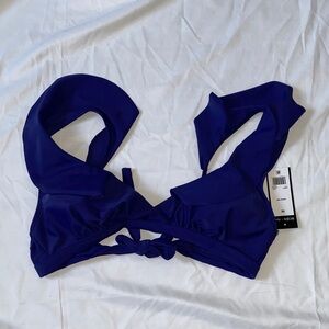 BCBG Paris Blue Swim Coverup
